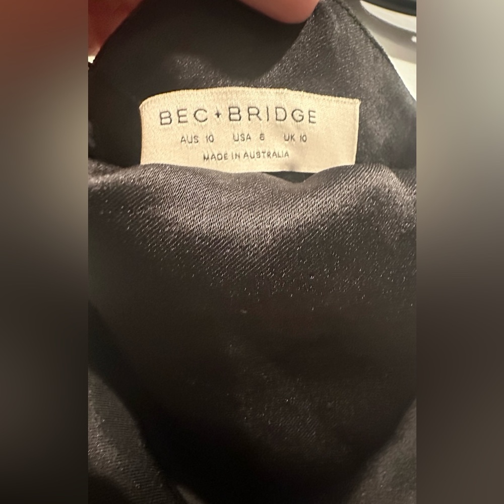 Bec & Bridge - The dreamer strapless dress in black size US 6 - Picture 4 of 5